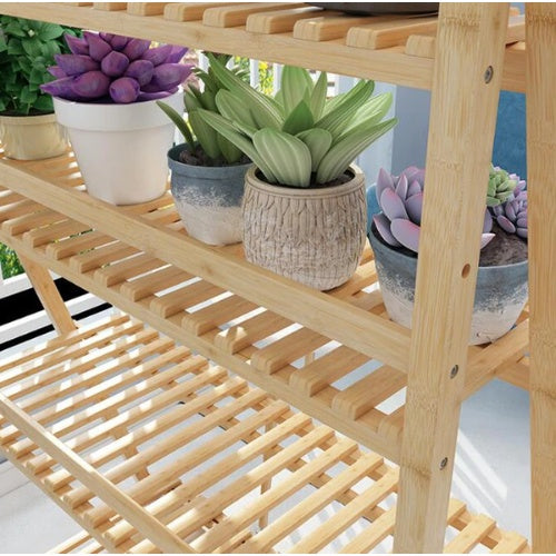 Porte Pot de Fleur Bois