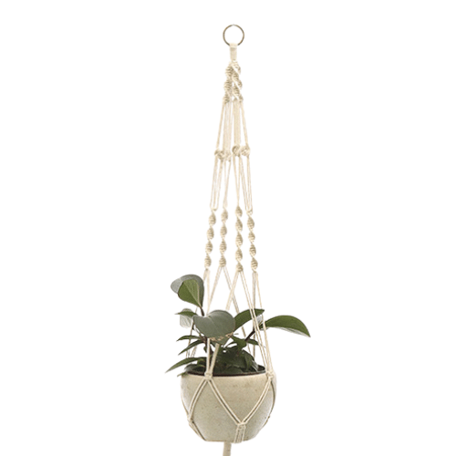 Suspension Fleur Macramé