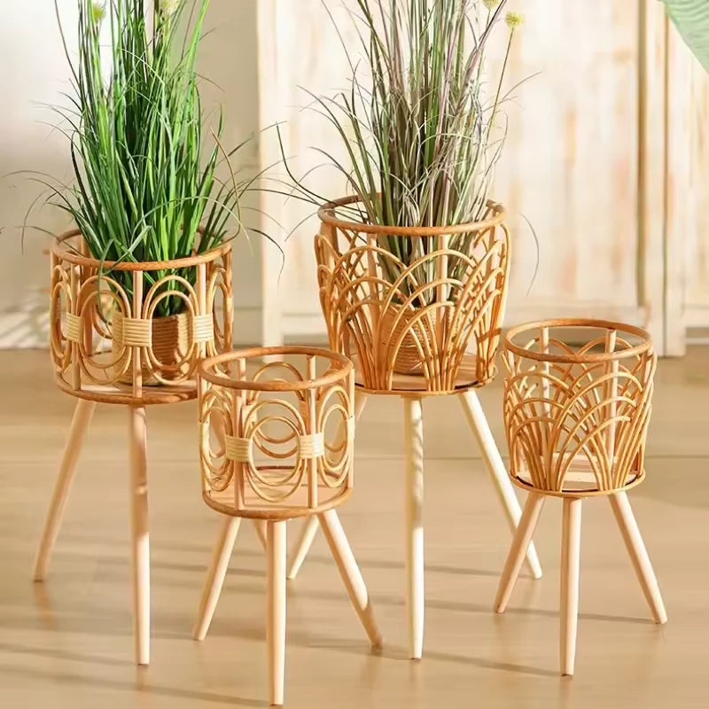 Piedestal Rotin - Univers Plante