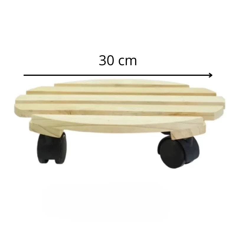 Plateau Rond à Roulette pour Plante