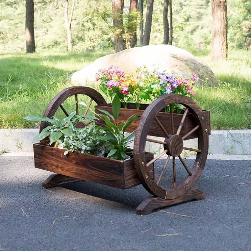 Porte Plante Exterieur en Bois - Univers Plante