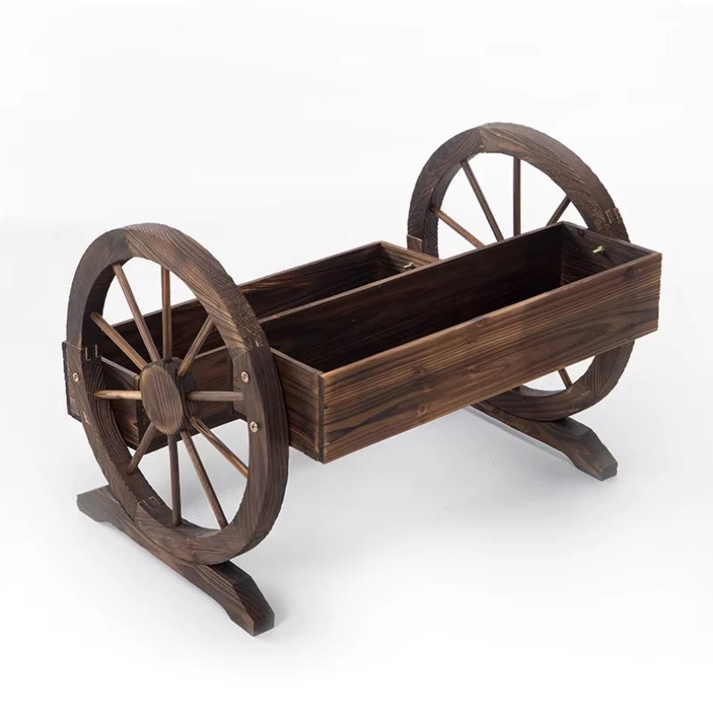 Porte Plante Exterieur en Bois
