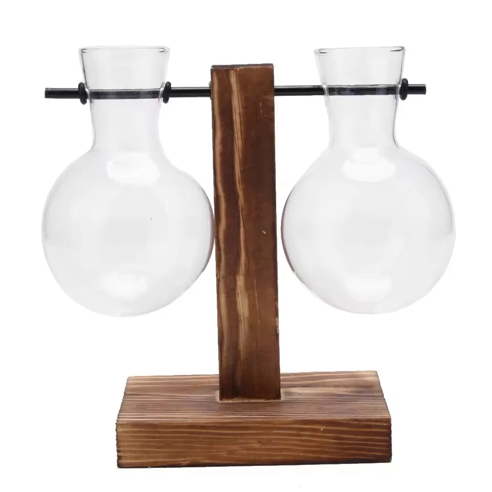 Porte Plantes Intérieur en Bois