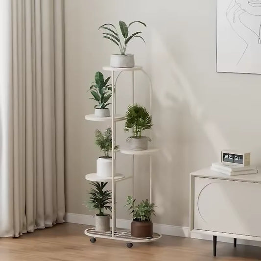 Porte Pot Fleurs Roulettes - Univers Plante