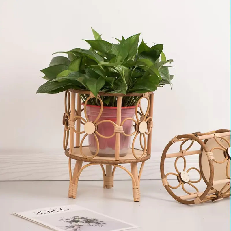 Porte Pot de Fleur sur Pied