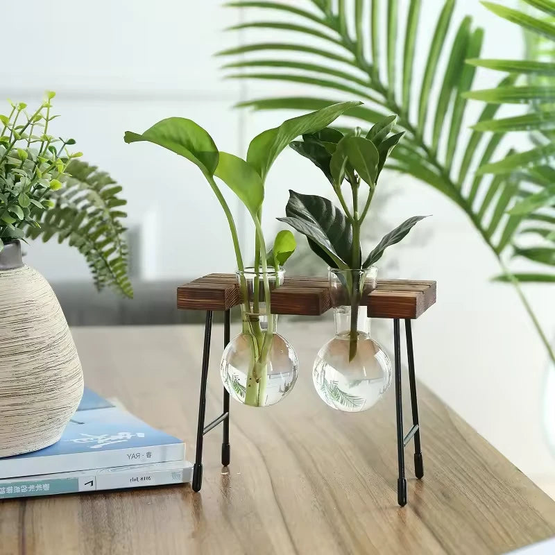Support Plante Intérieur Bois - Univers Plante
