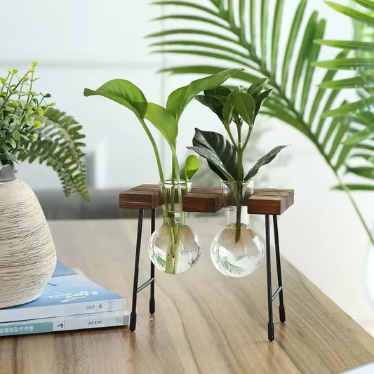Support Plante Intérieur Bois - Univers Plante