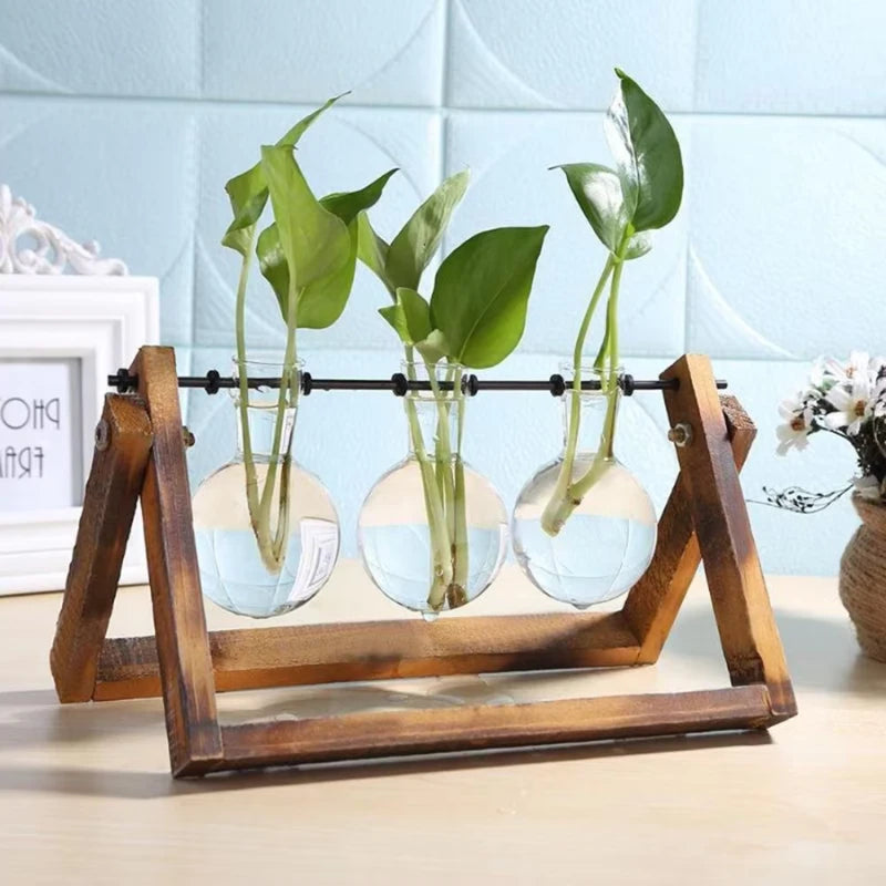 Support Plante Scandinave en Bois