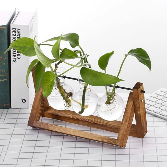 Support Plante Scandinave en Bois - Univers Plante