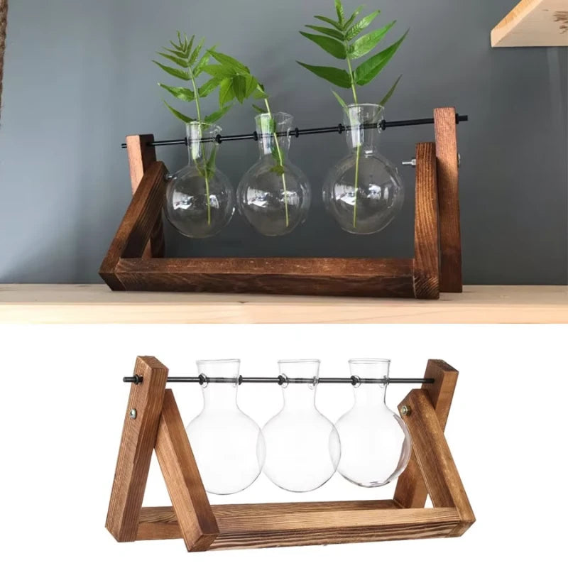 Support Plante Scandinave en Bois