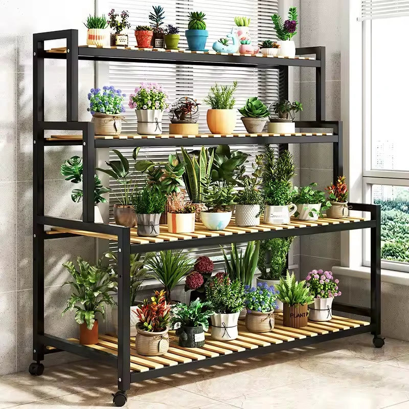 Support à Roulettes pour Plantes Extérieur - Univers Plante