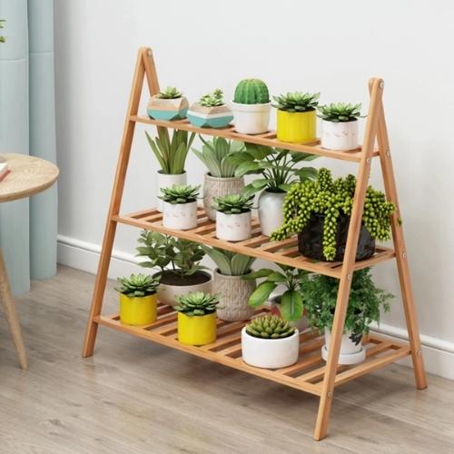 Etagere Balcon pour Plantes (Bambou) - Univers Plante