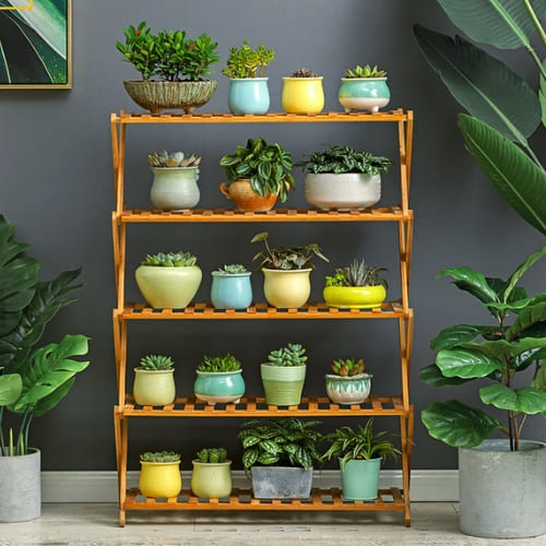 Étagère Balcon (Bambou) - Univers Plante