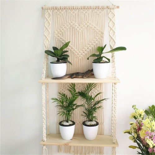 Macramé Suspension Murale - Univers Plante