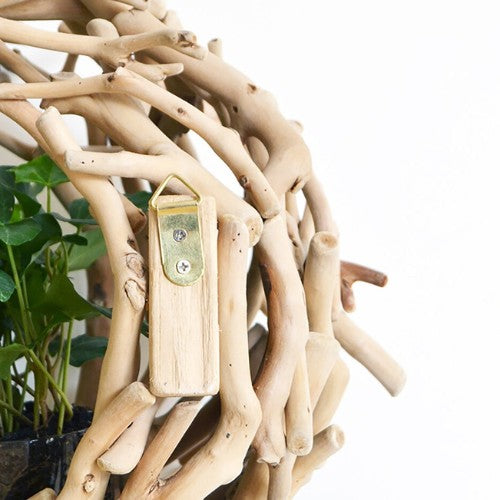 Porte Plante en Bois Flotté