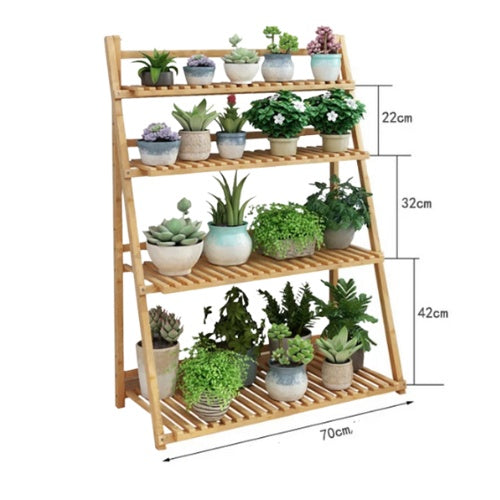 Porte Pot de Fleur Bois
