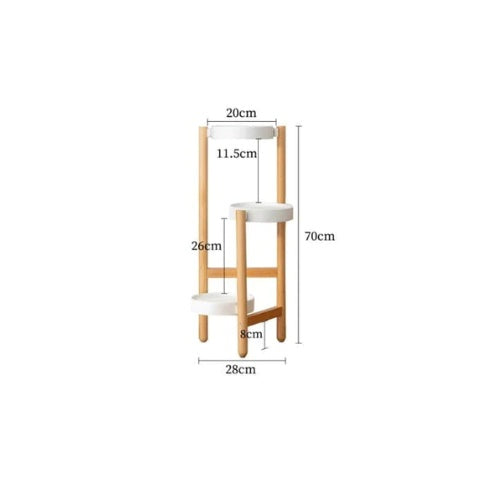 Porte Plante Original en Bois