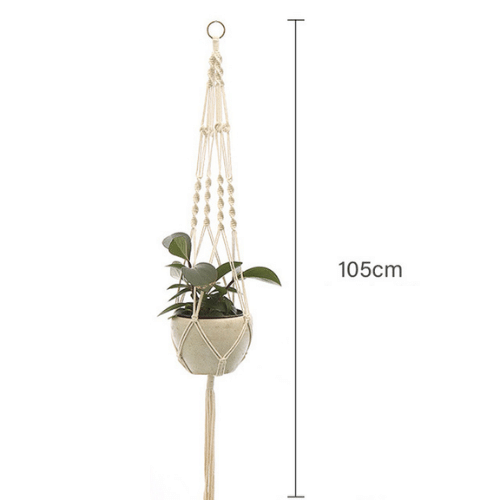 Suspension Fleur Macramé