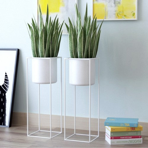 Piedestal Blanc - Univers Plante