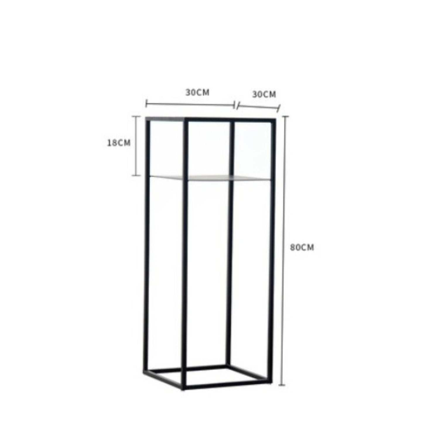 Porte Pot Metal Noir