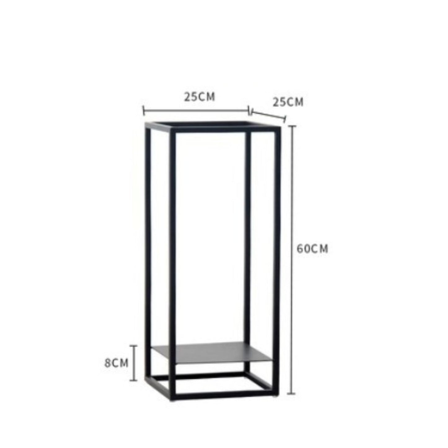 Porte Pot Metal Noir