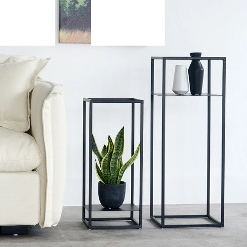 Porte Pot Metal Noir