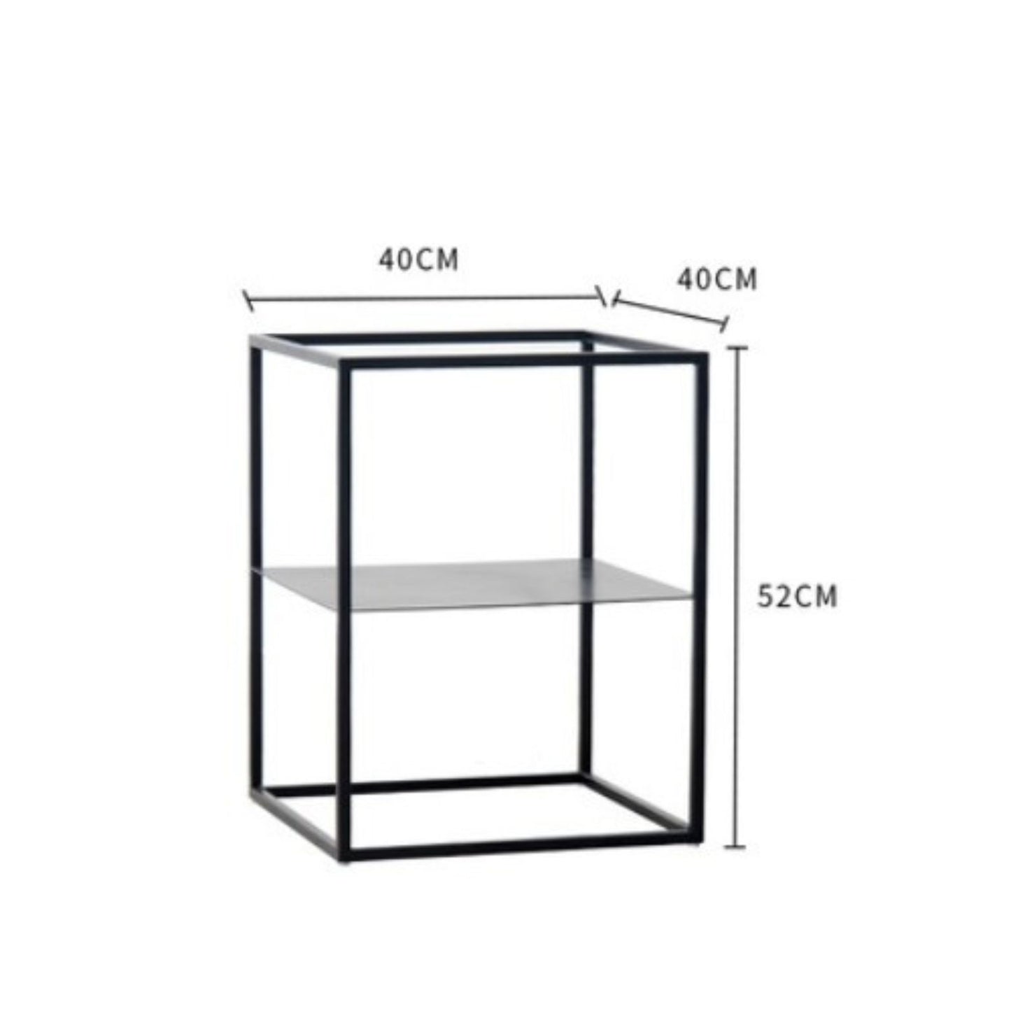 Porte Pot Metal Noir