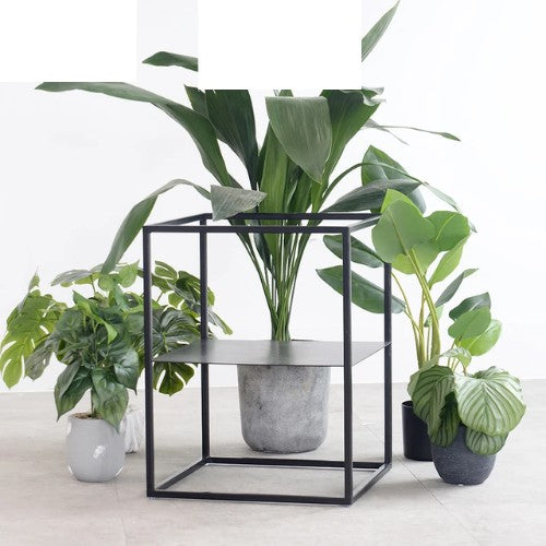 Porte Pot Metal Noir