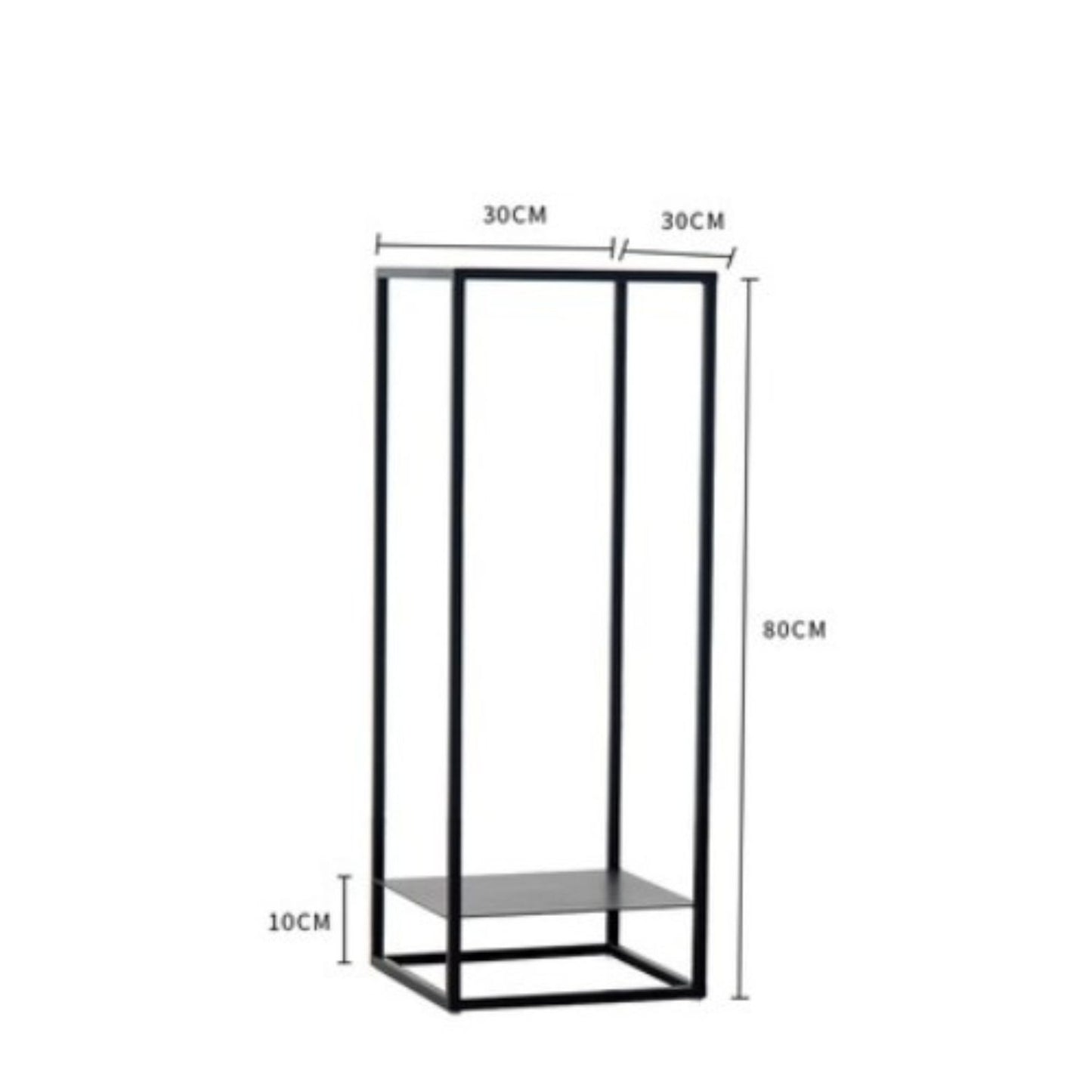 Porte Pot Metal Noir