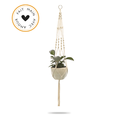 Suspension Fleur Macramé - Univers Plante