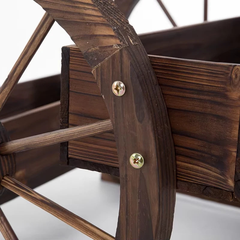 Porte Plante Exterieur en Bois